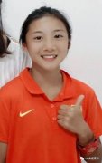 中国U14国少队的湖北姑娘郭晶点:
